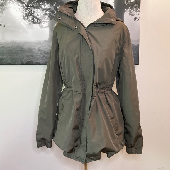 a new day Jackets & Blazers - A New Day Hooded Cinch Waist Jacket